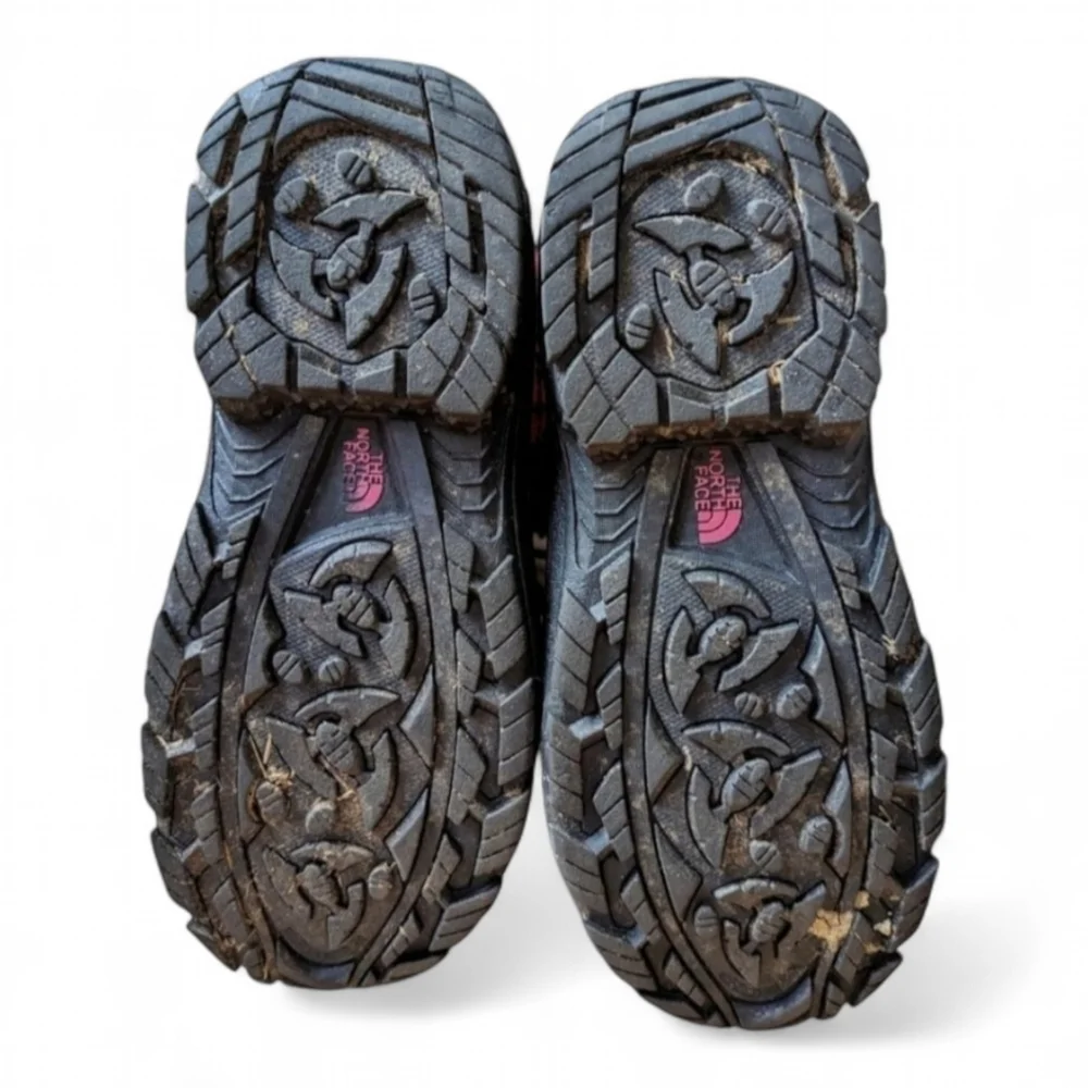 North Face Y2K Fair Isle BRAT Girls Lace Up Shellista‎ Faux Fur Snow Boots 7